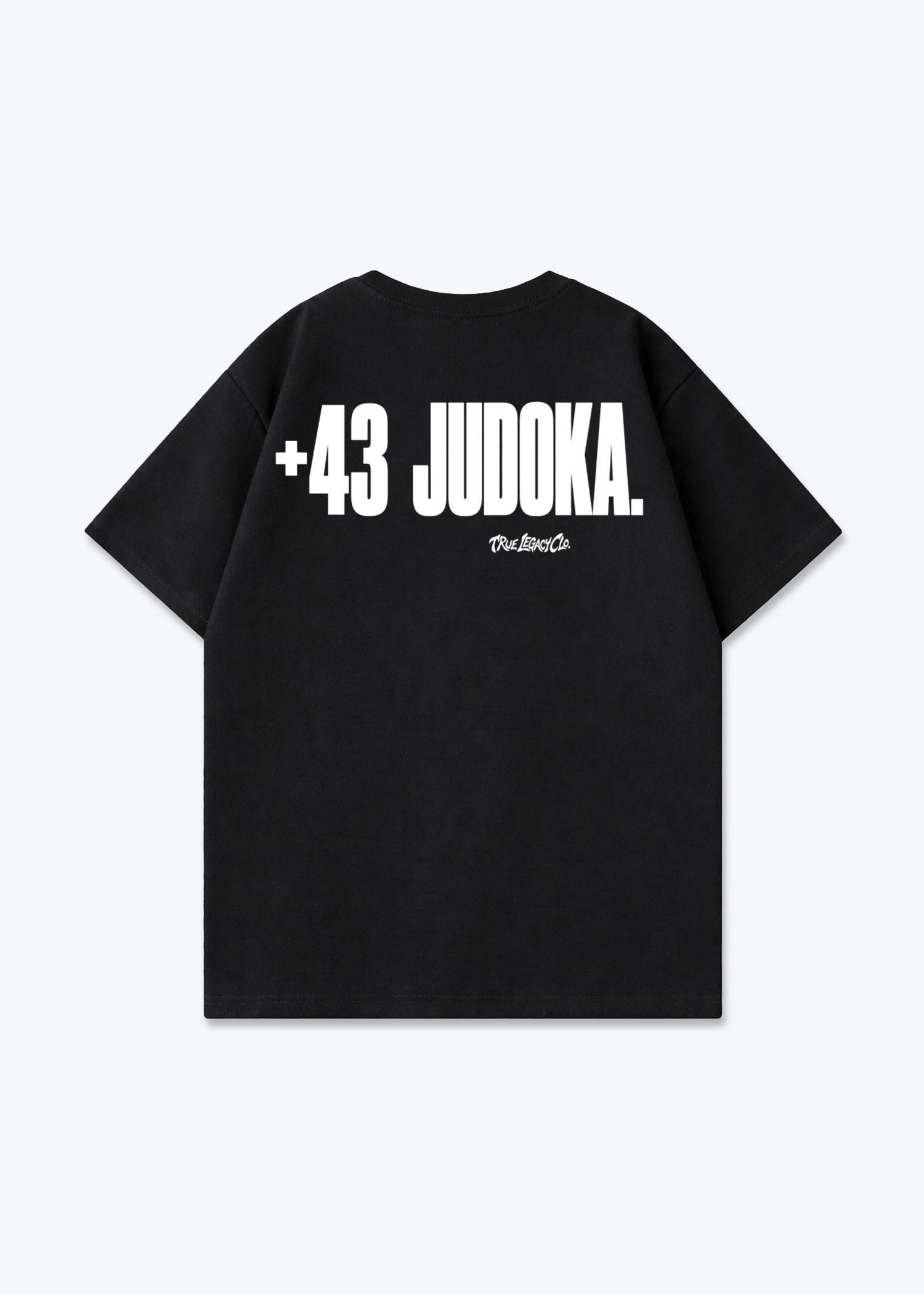 '+43 JUDOKA (AT) - Oversized Shirt - Black Back (Designed)