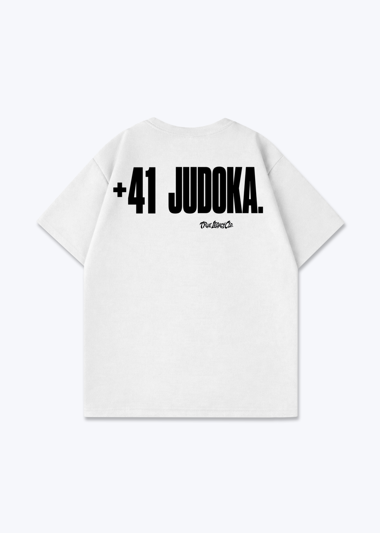 '+41 JUDOKA (CH) - Oversized Shirt - White Back (Designed)