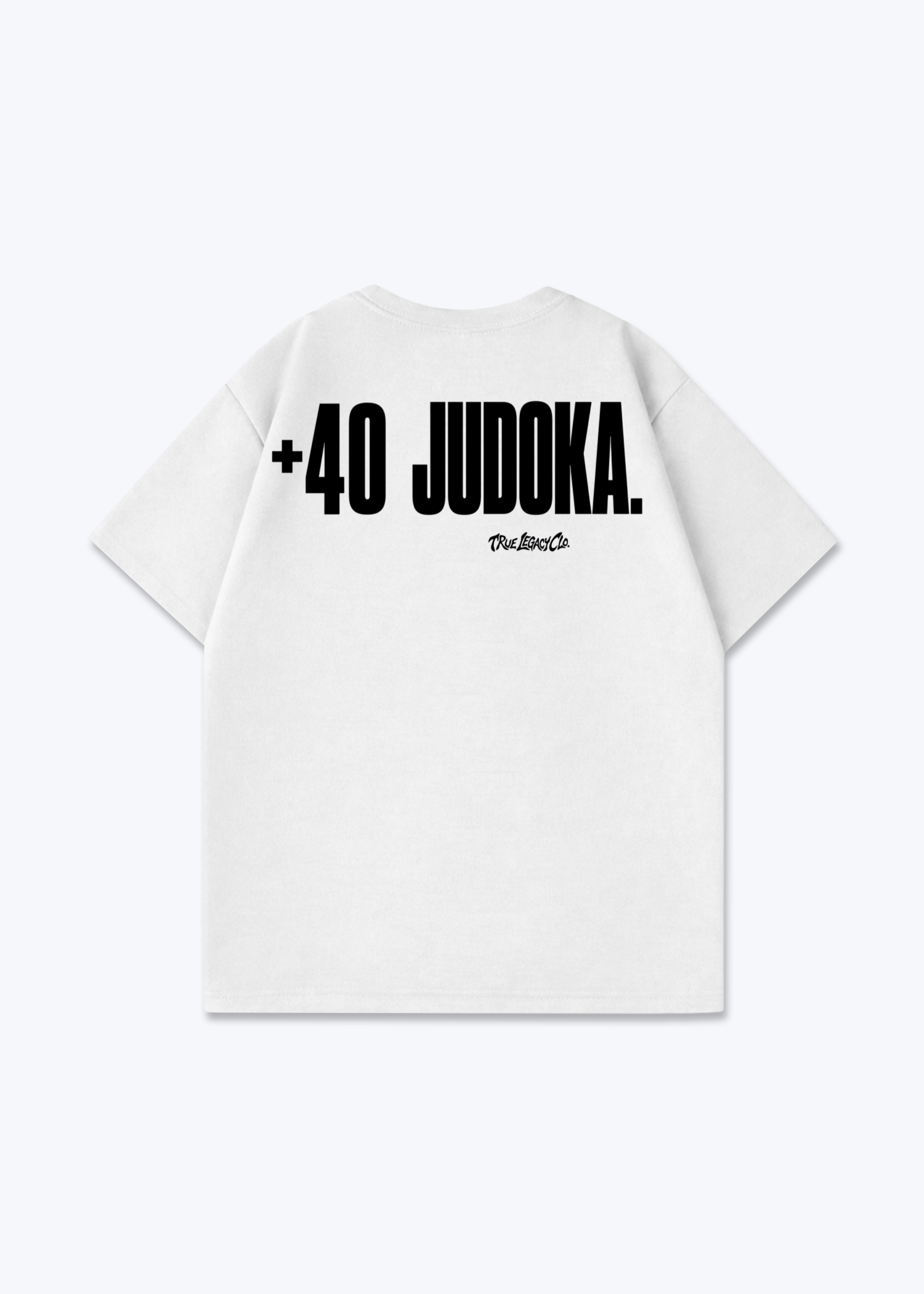 '+40 JUDOKA (RO) - Oversized Shirt - White Back (Designed)