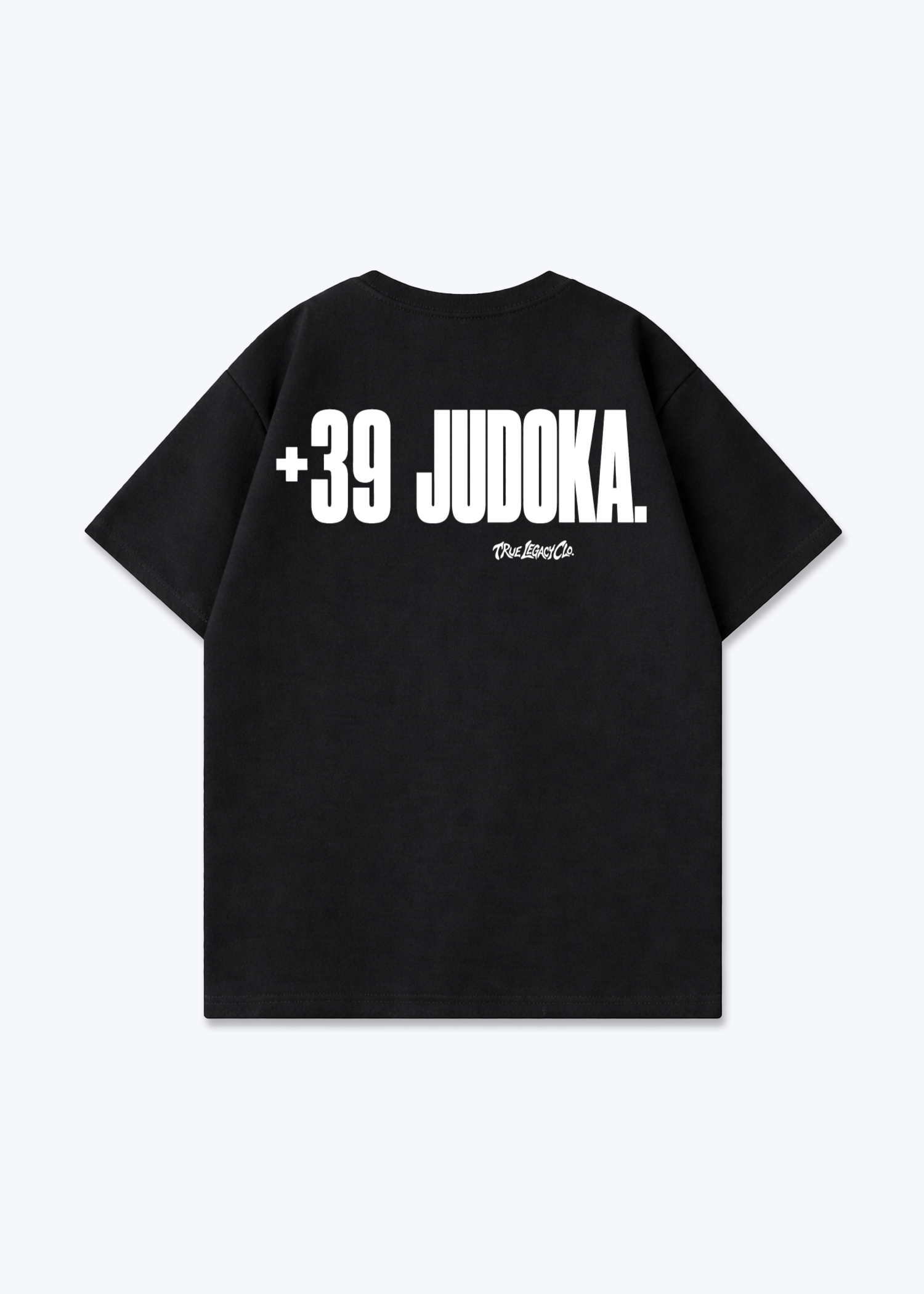 '+39 JUDOKA (IT) - Oversized Shirt - Black Back (Designed)