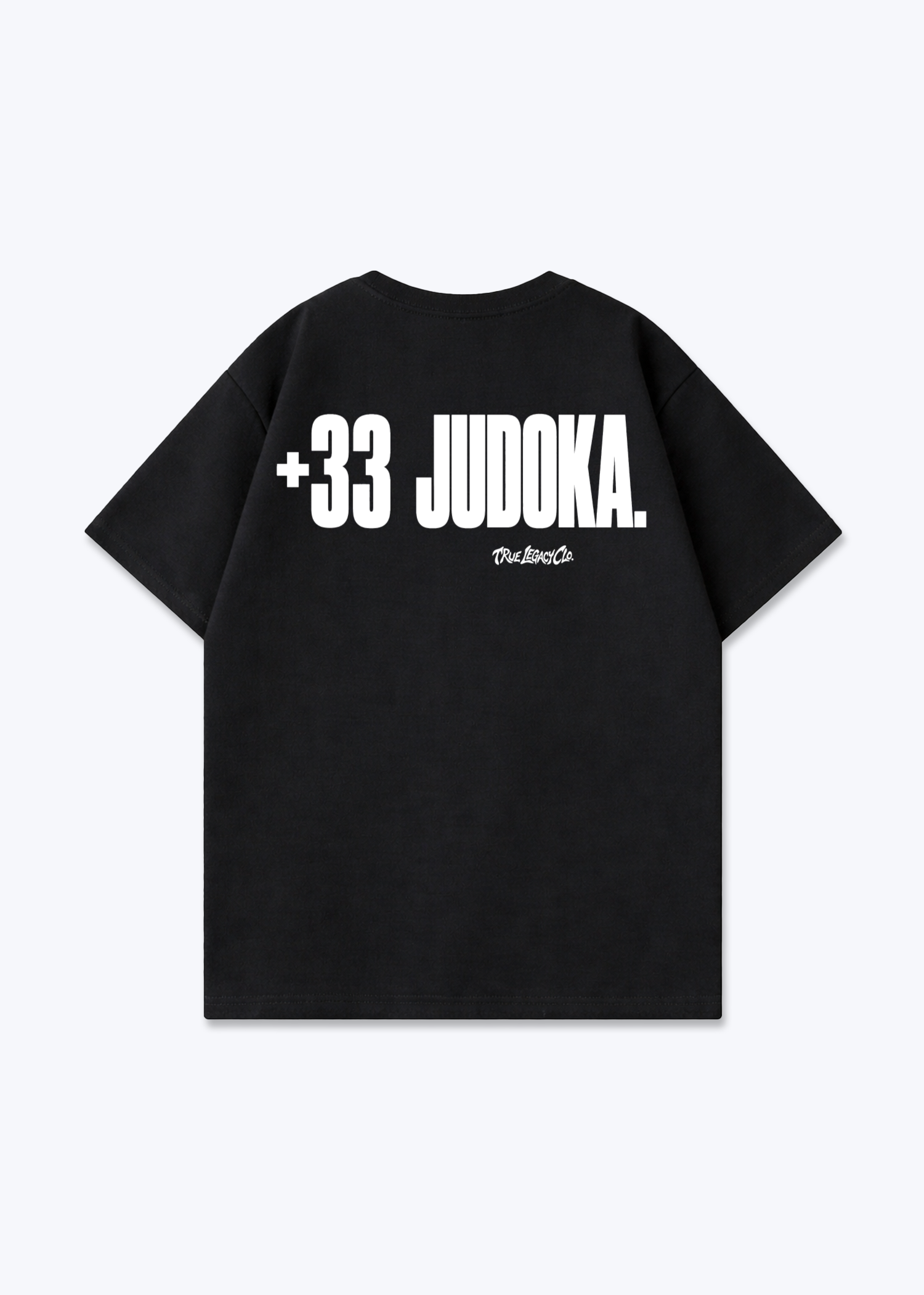 '+33 JUDOKA (FR) - Oversized Shirt - Black Back (Designed)