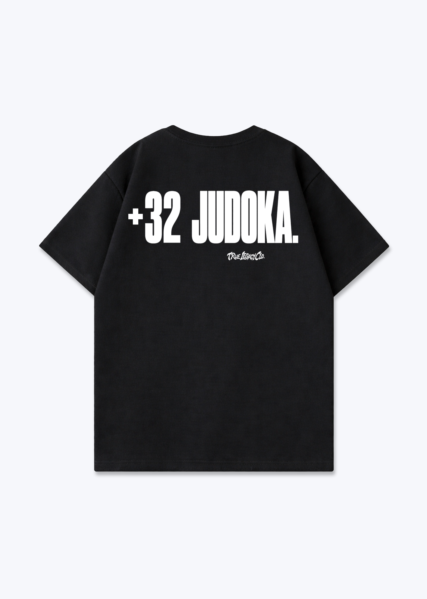 '+32 JUDOKA (BE) - Oversized Shirt - Black Back (Designed)