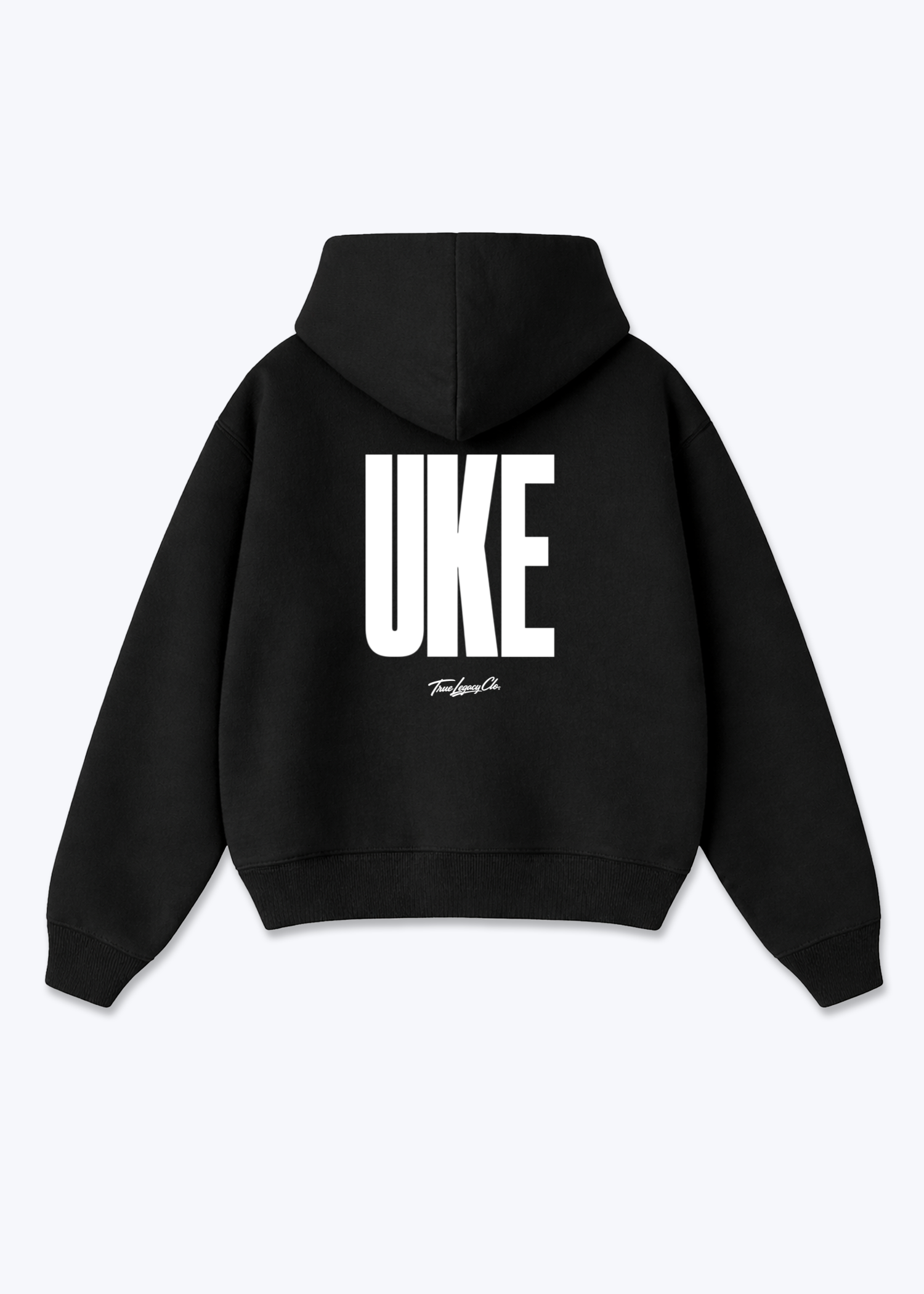 UKE - Oversized Hoodie - Black Back (Designed)