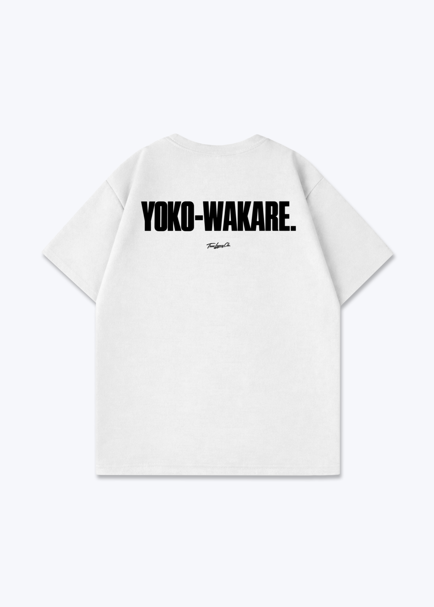 YOKO-WAKARE - Oversized Shirt - White Back (Designed)