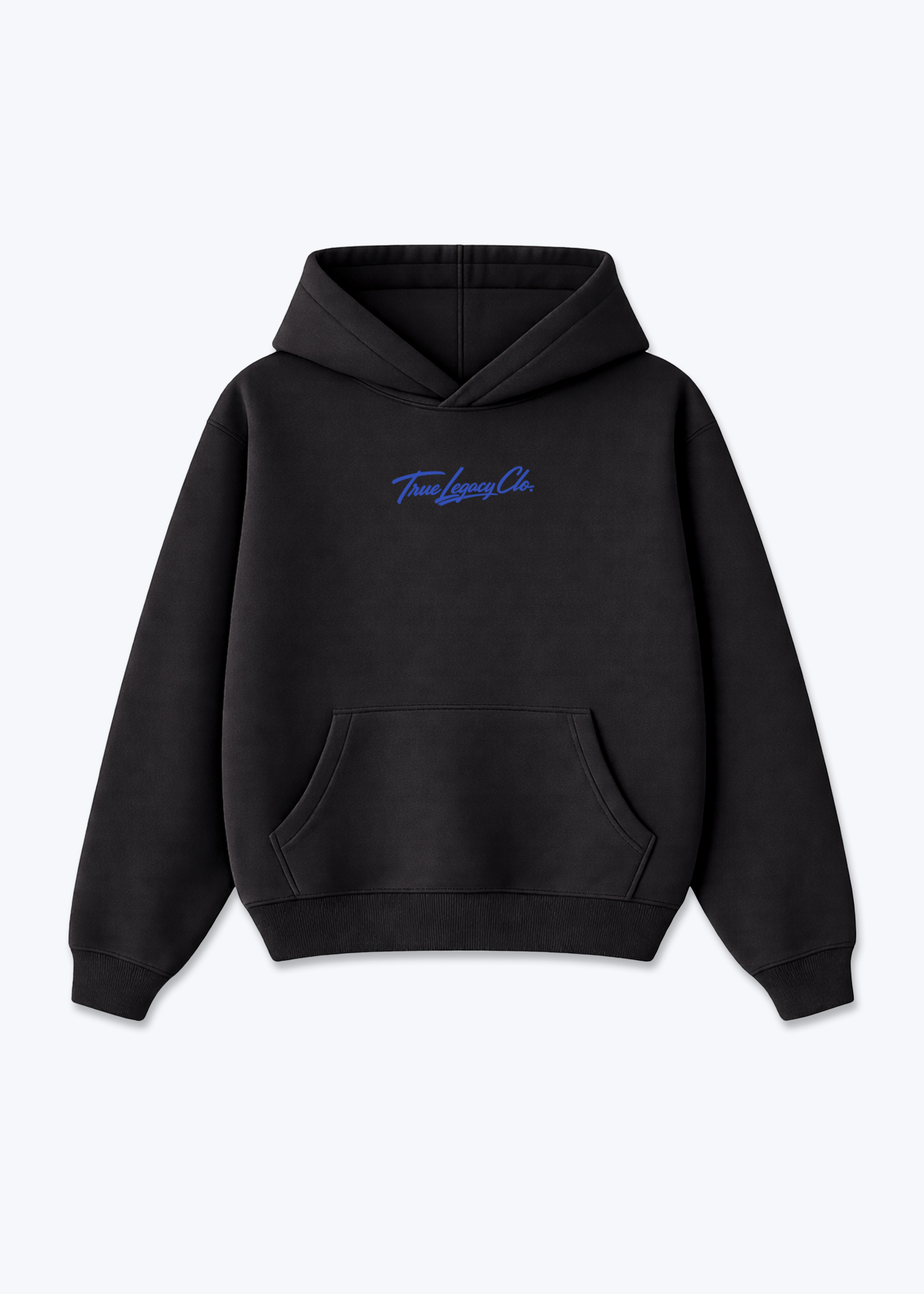 TRUE LEGACY CLO. (ORIGINAL) - Oversized Hoodie - Black Front (Designed)