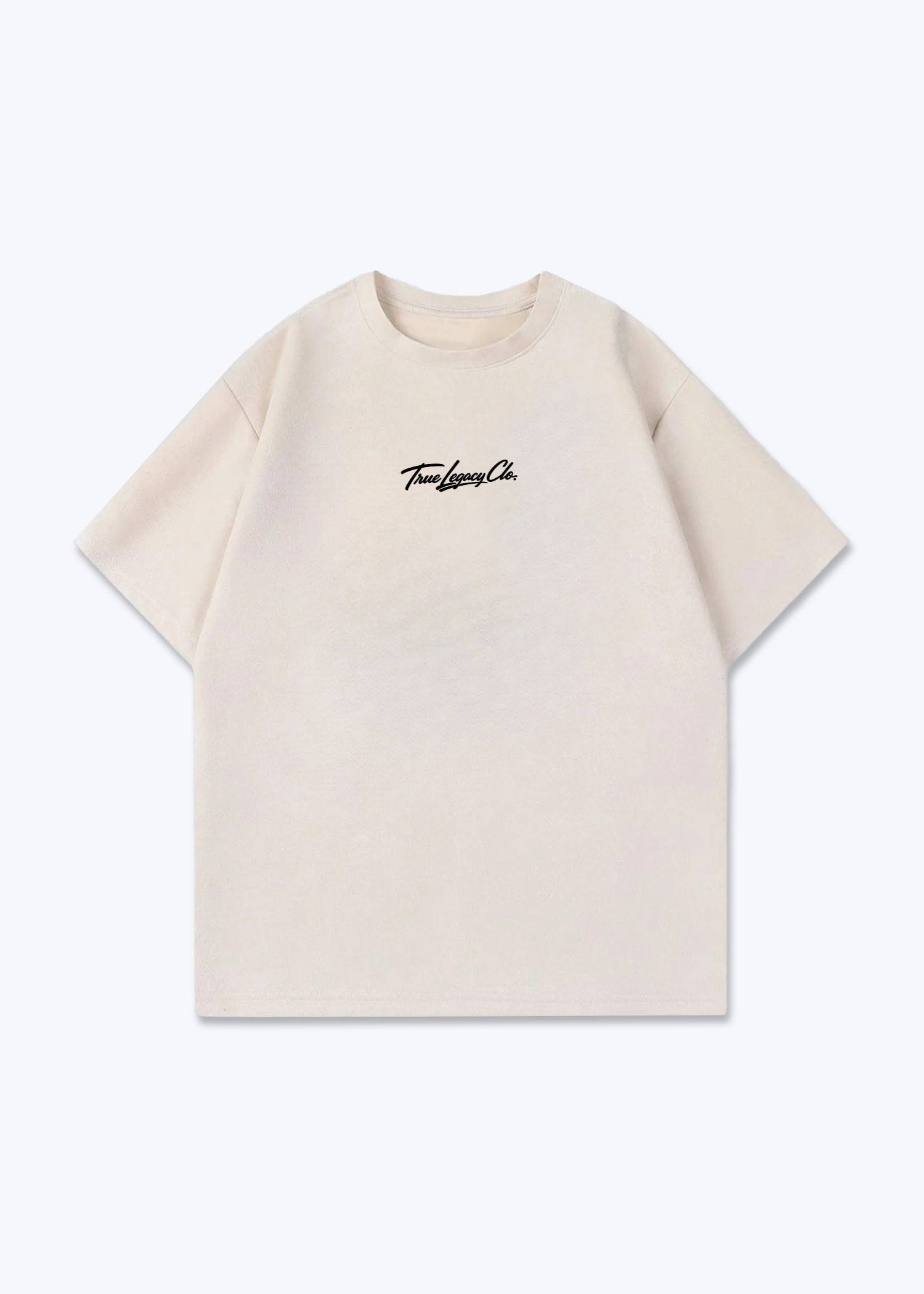 TRUE LEGACY CLO. (ORIGINAL) - Oversized Shirt - Beige Front (Designed)