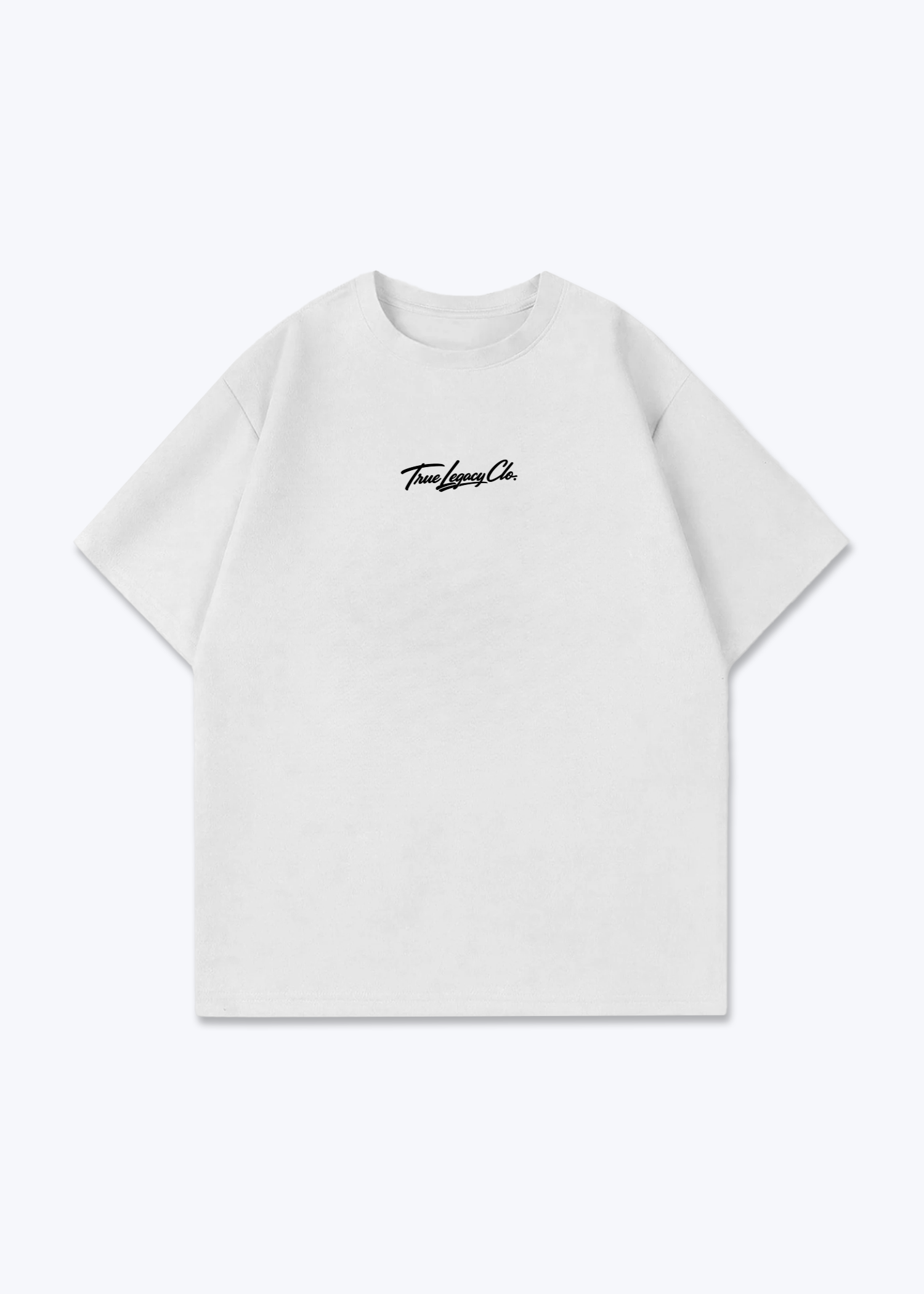 TRUE LEGACY CLO. (ORIGINAL) - Oversized Shirt - White Front (Designed)