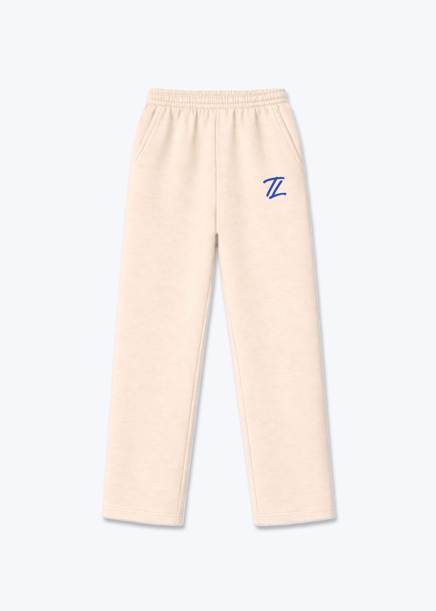 TL - Trackpants - Beige Front (Designed)