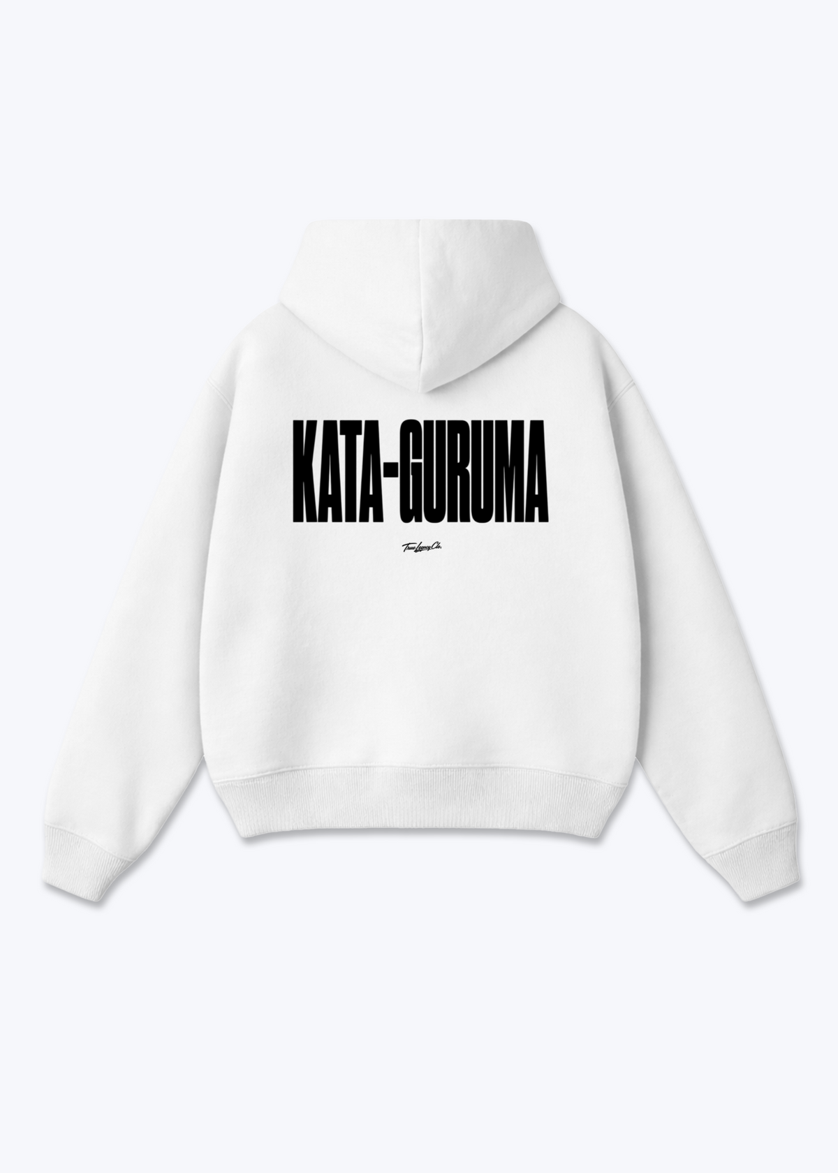 KATA GURUMA - Oversized Hoodie - White Back (Designed)