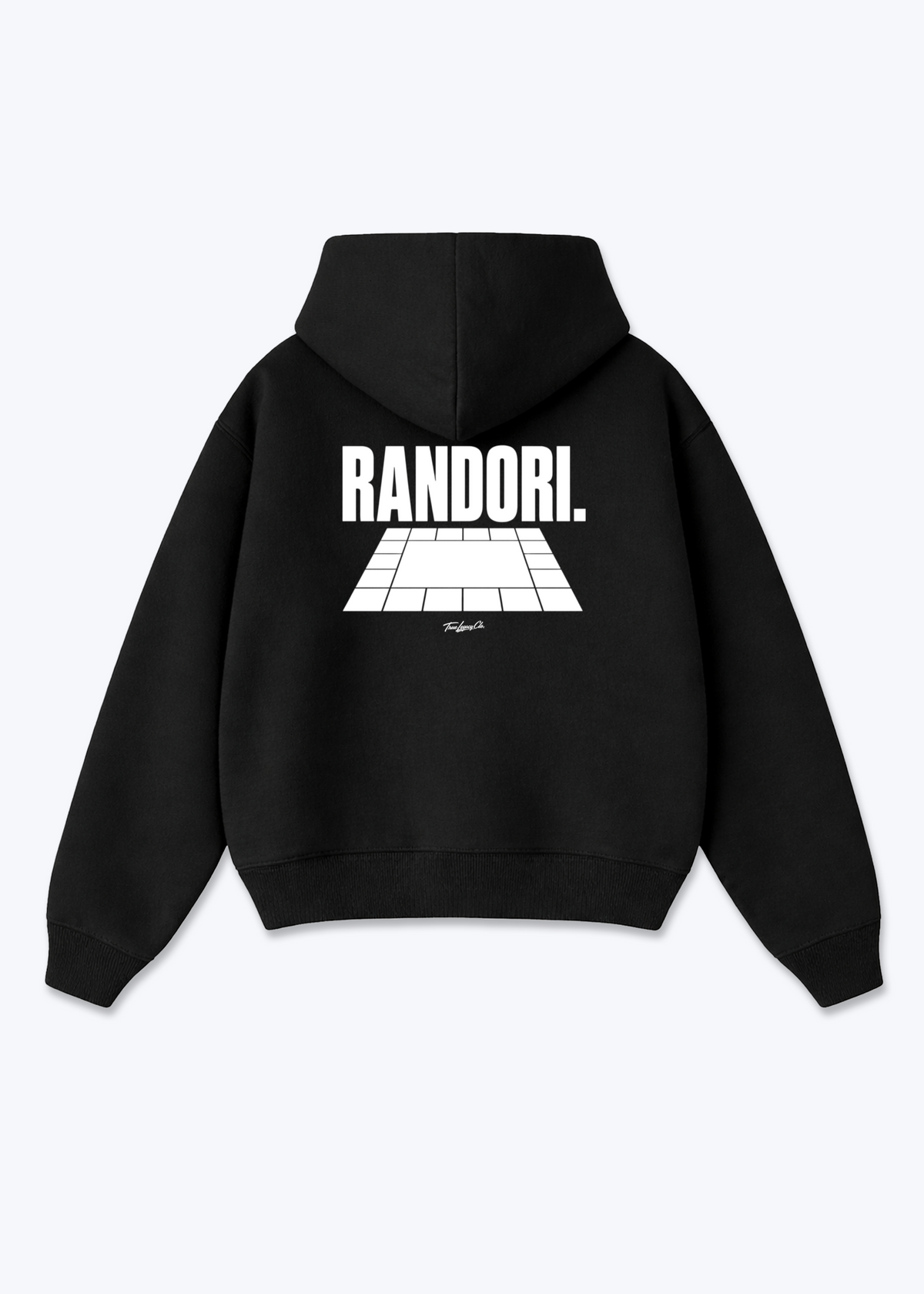 RANDORI. - Oversized Hoodie - Black Back (Designed)