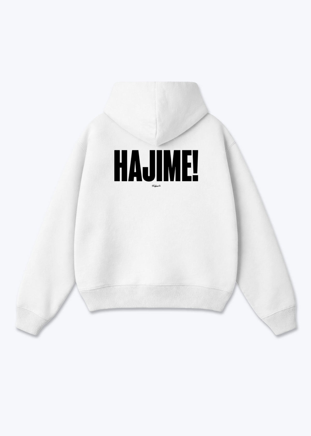 HAJIME - Oversized Hoodie - White Back (Designed)