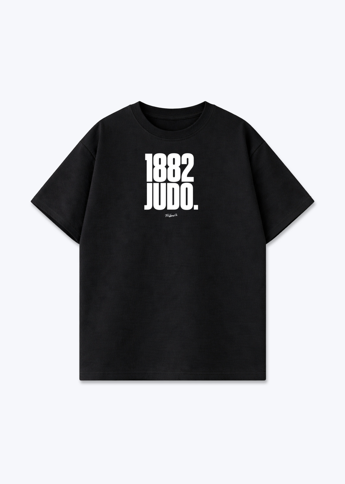 1882 JUDO - Oversized Shirt - Black Front (Designed)