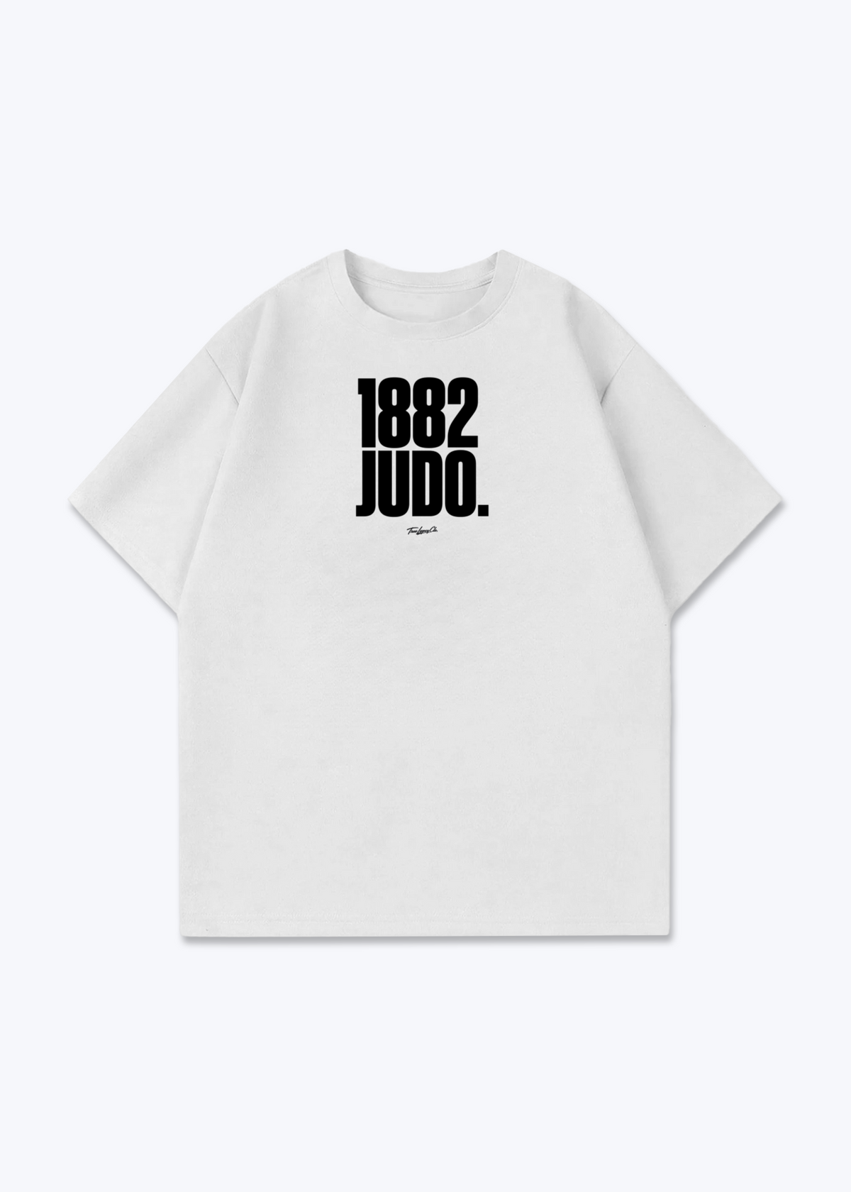 1882 JUDO - Oversized Shirt - White Front (Designed)