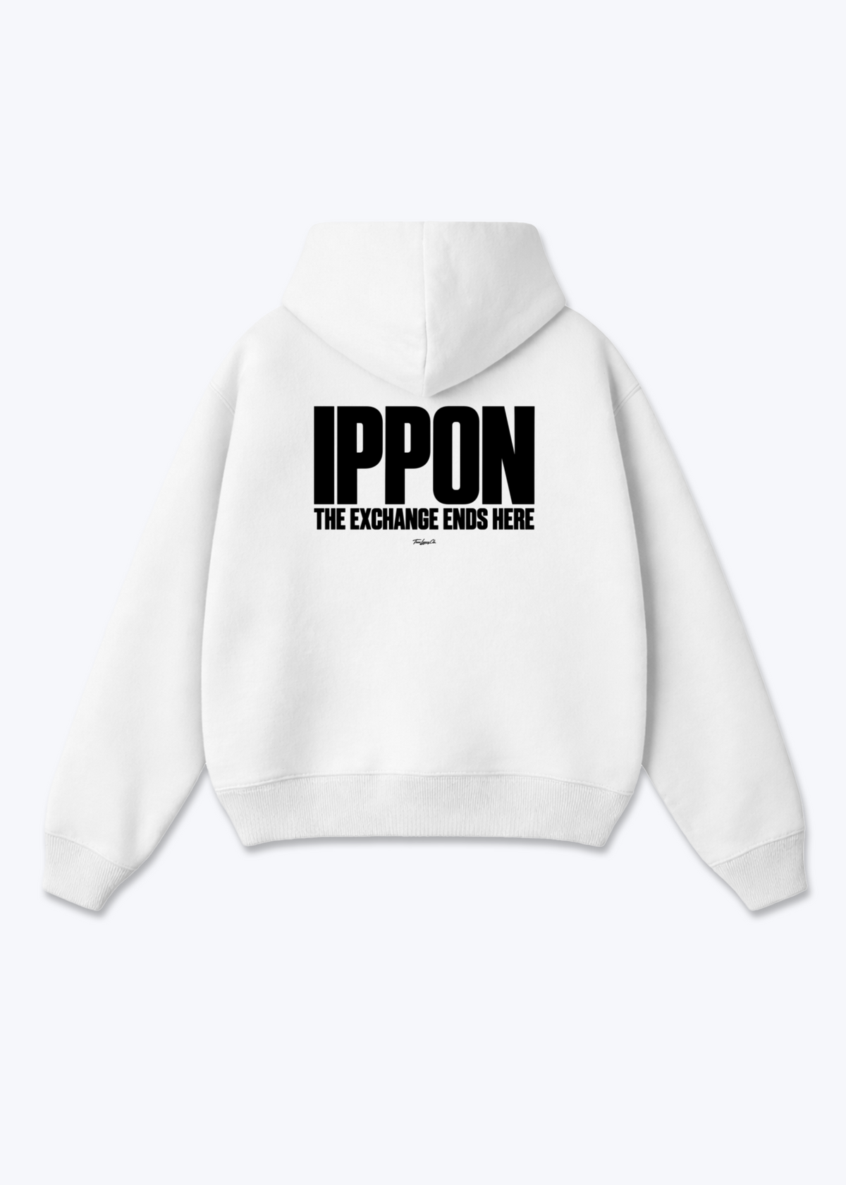 IPPON EXCHANGE ENDS HERE - Oversized Hoodie - White Back (Designed)