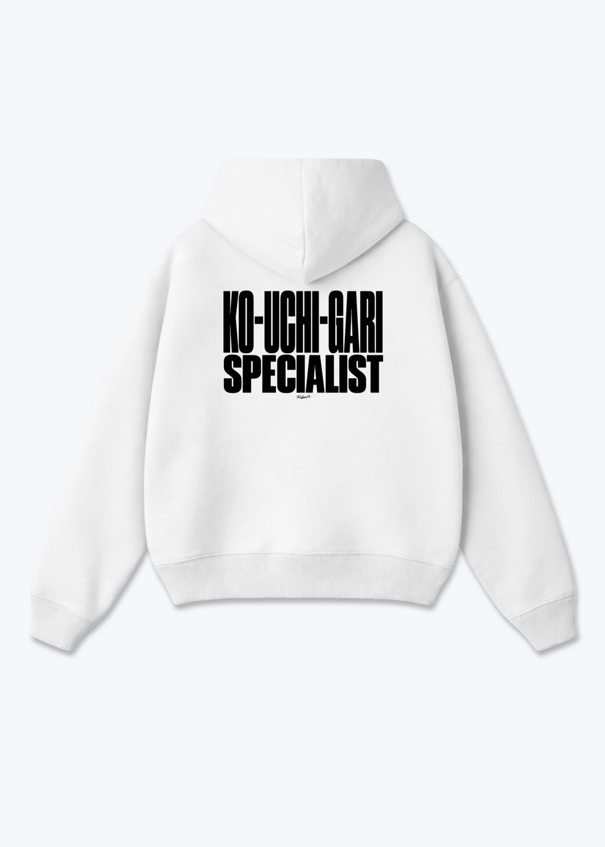 KO-UCHI-GARI SPECIALIST - Oversized Hoodie - White Back (Designed)