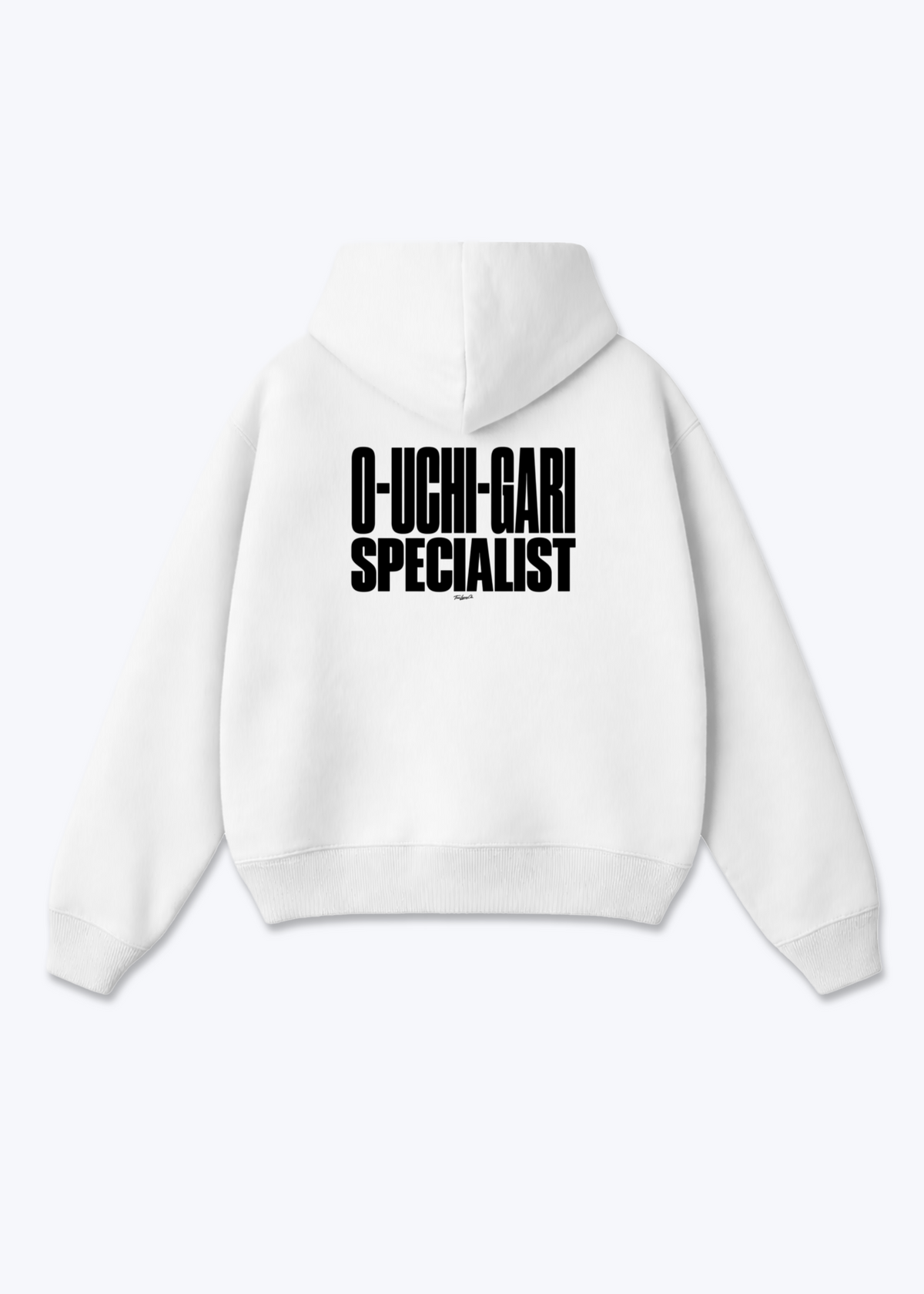 O-UCHI-GARI SPECIALIST - Oversized Hoodie - White Back (Designed)