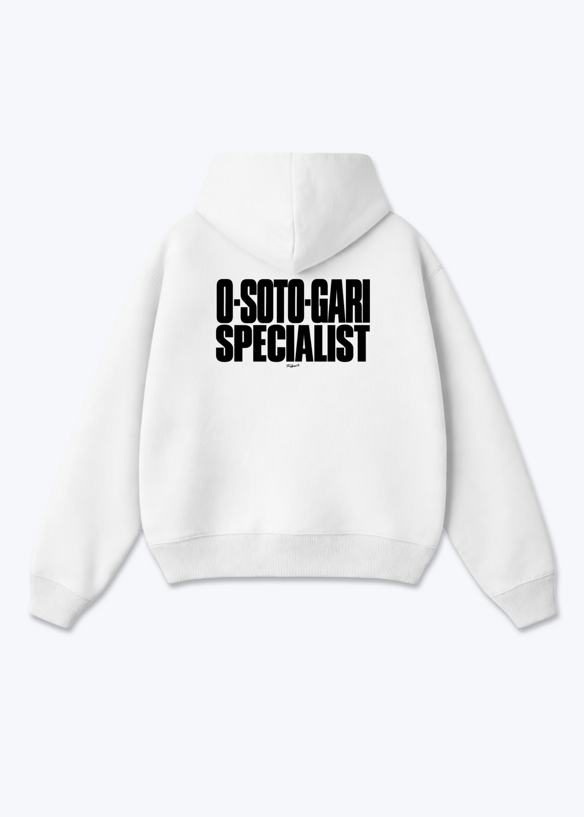 O-SOTO-GARI SPECIALIST - Oversized Hoodie - White Back (Designed)