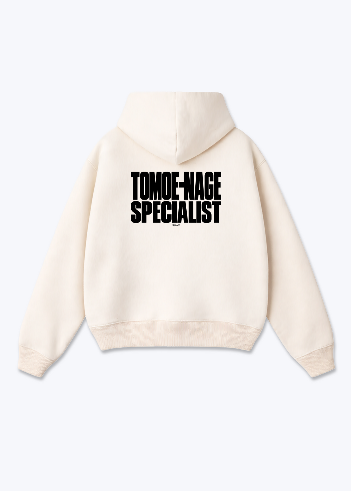 TOMOE-NAGE SPECIALIST - Oversized Hoodie - Beige Back (Designed)