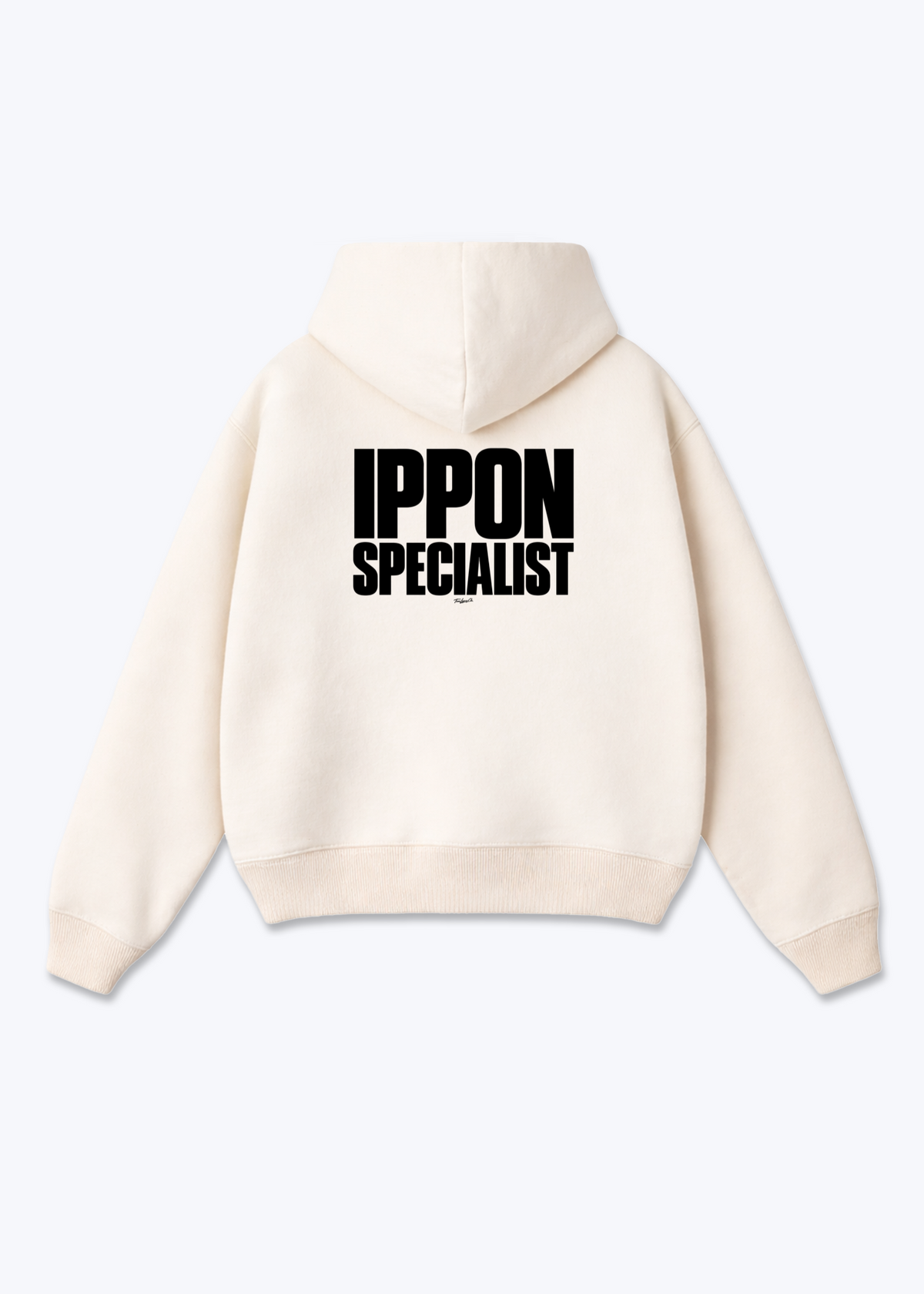 IPPON SPECIALIST - Oversized Hoodie - Beige Back (Designed)