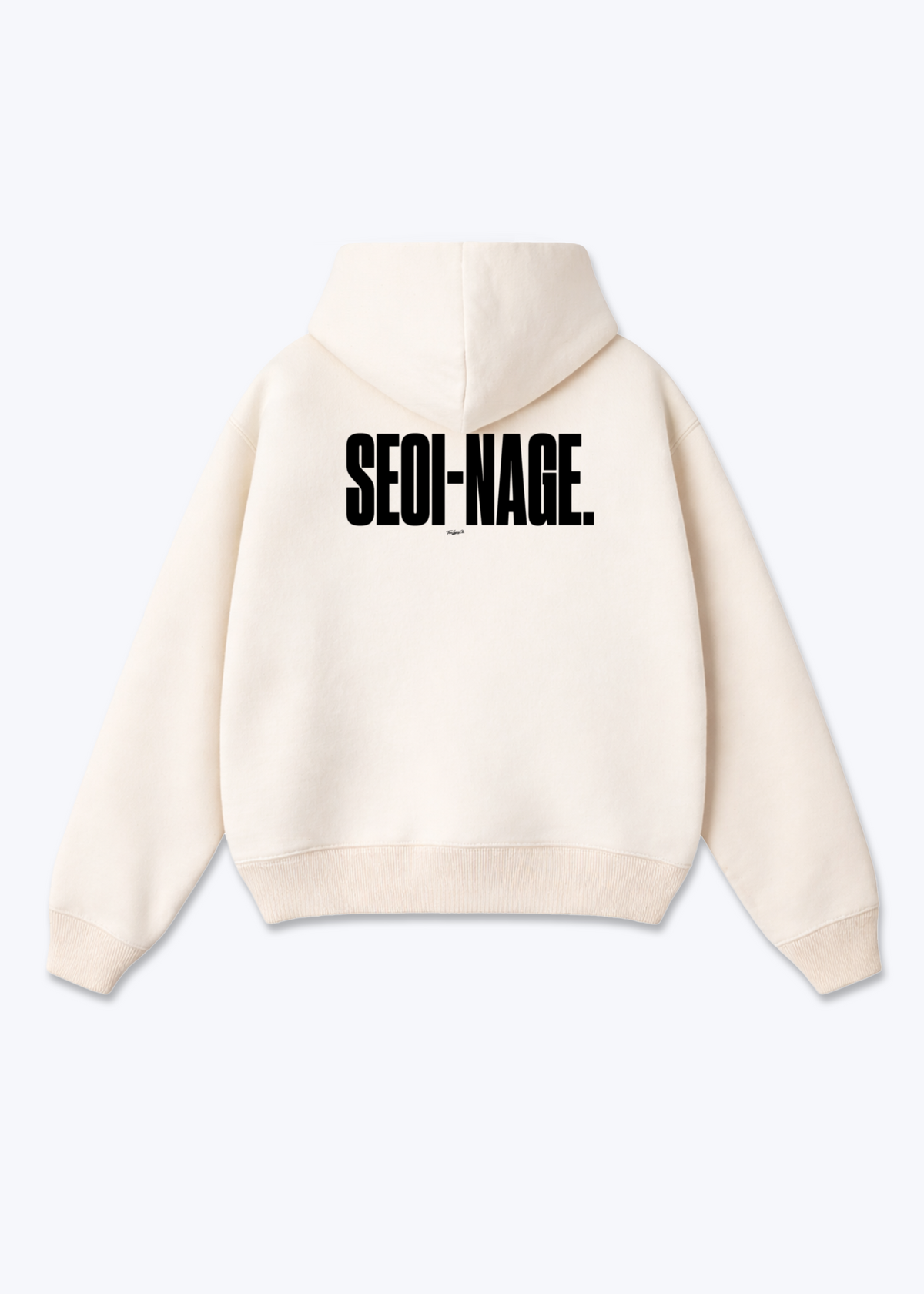 SEOI-NAGE - Oversized Hoodie - Beige Back (Designed)