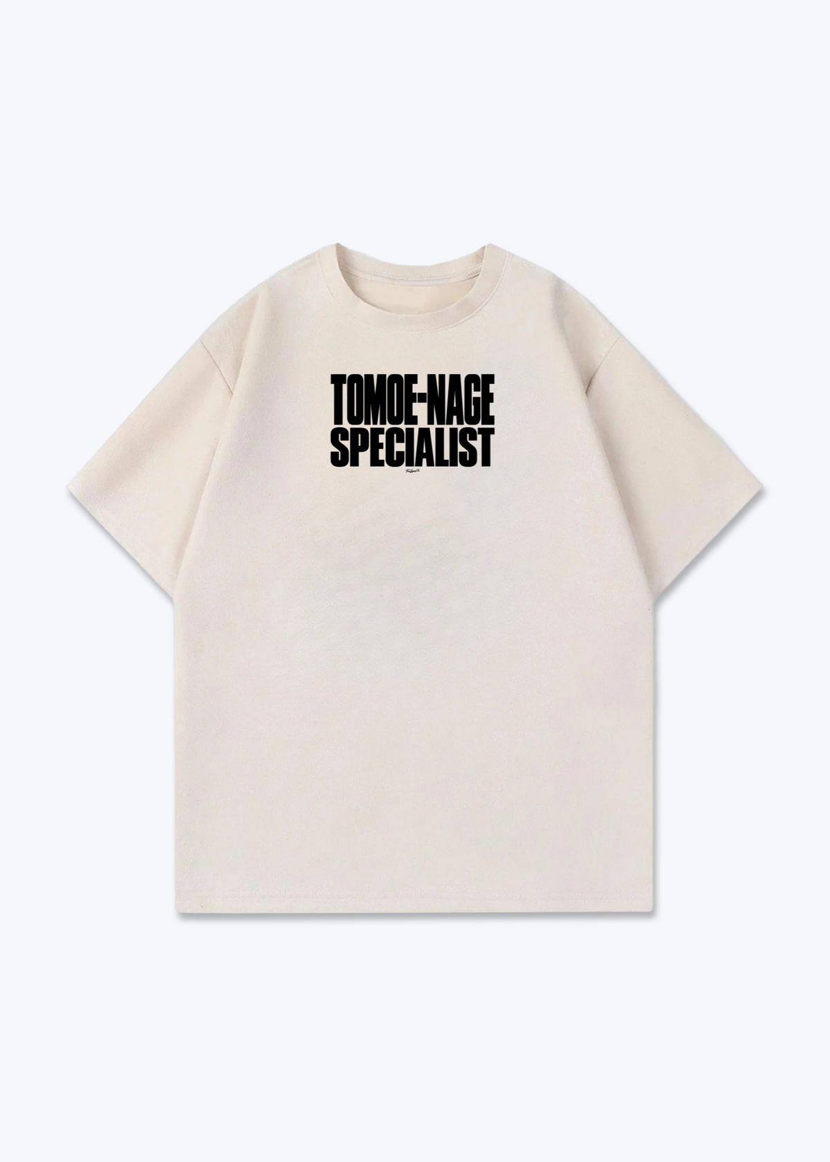 TOMOE-NAGE SPECIALIST - Oversized Shirt - Beige Front (Designed)