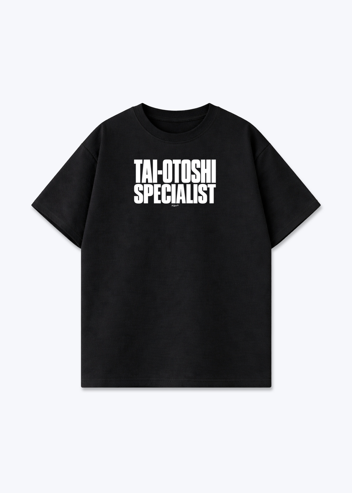 TAI-OTOSHI SPECIALIST - Oversized Shirt - Black Front (Designed)