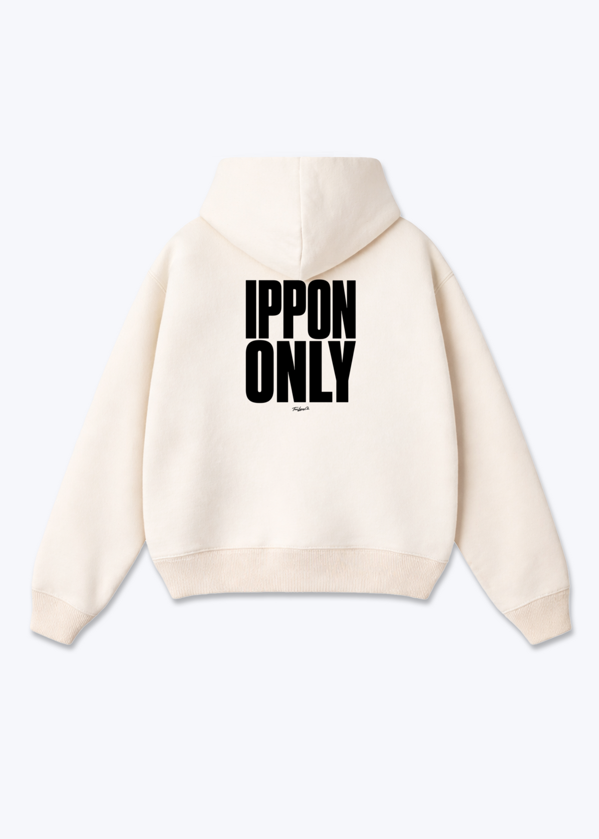 IPPON ONLY - Oversized Hoodie - Beige Back (Designed)