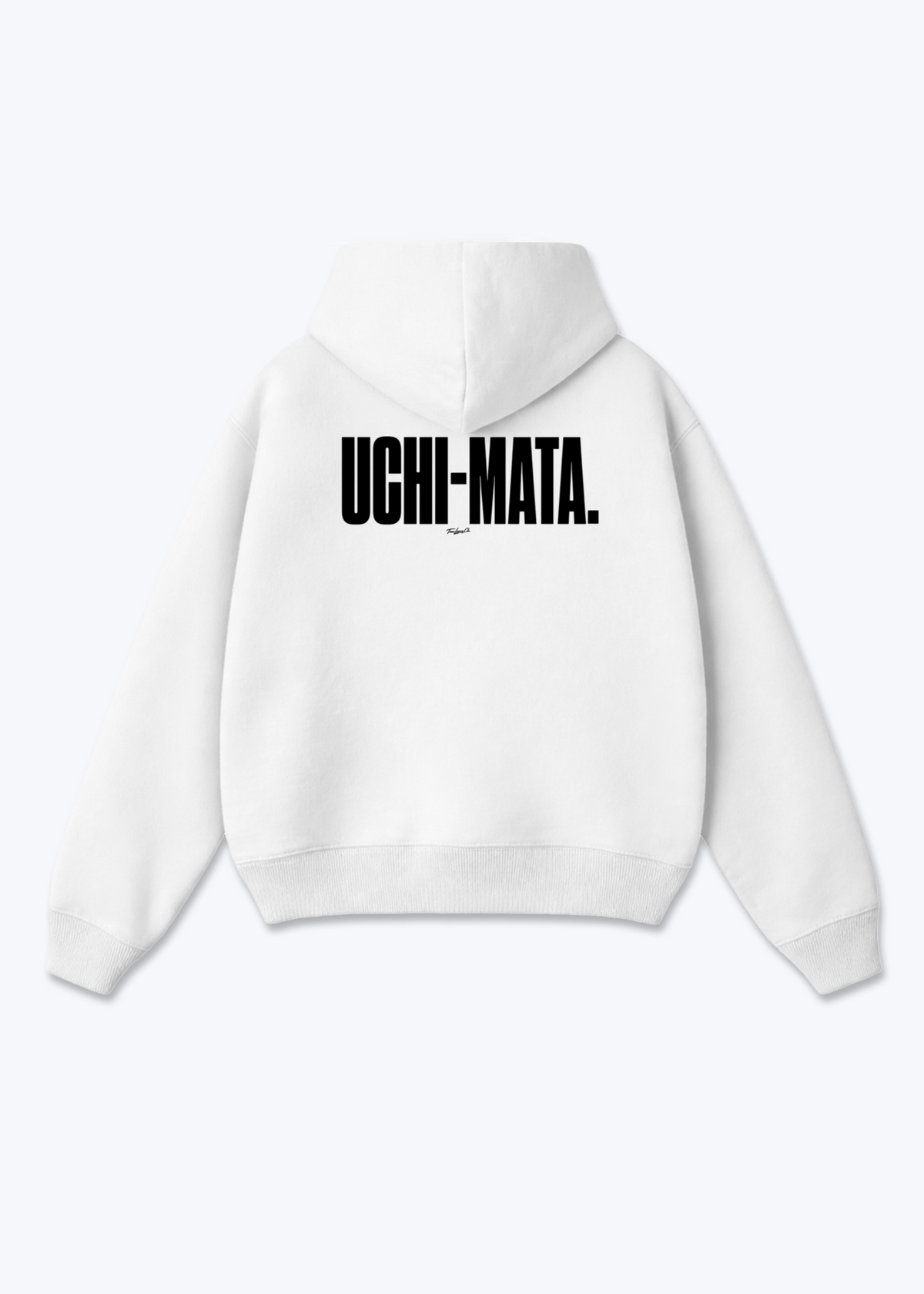 UCHI-MATA - Oversized Hoodie - White Back (Designed)