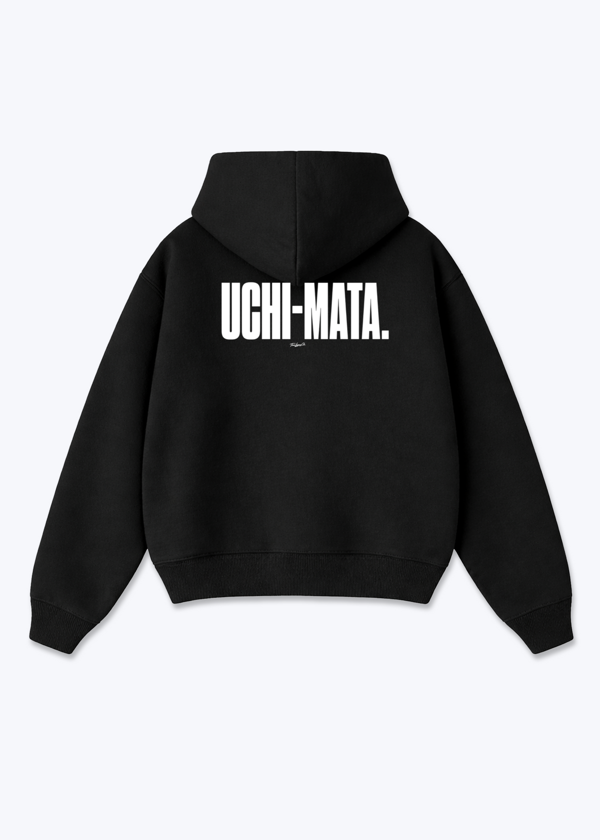 UCHI-MATA - Oversized Hoodie - Black Back (Designed)