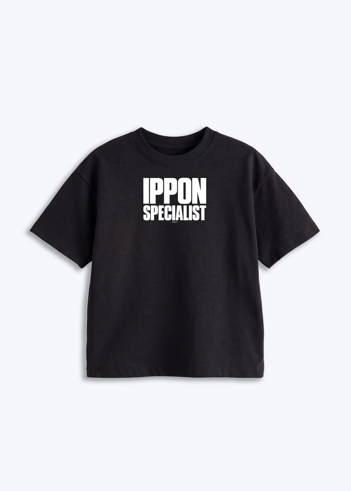 IPPON SPECIALIST - Kids Shirt - Schwarz Front (Designed)