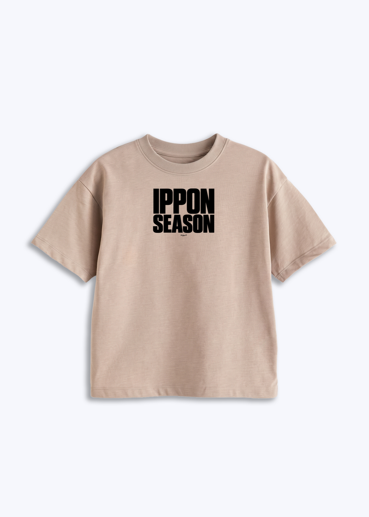 IPPON SEASON - Kids Shirt - Beige Front (Designed)