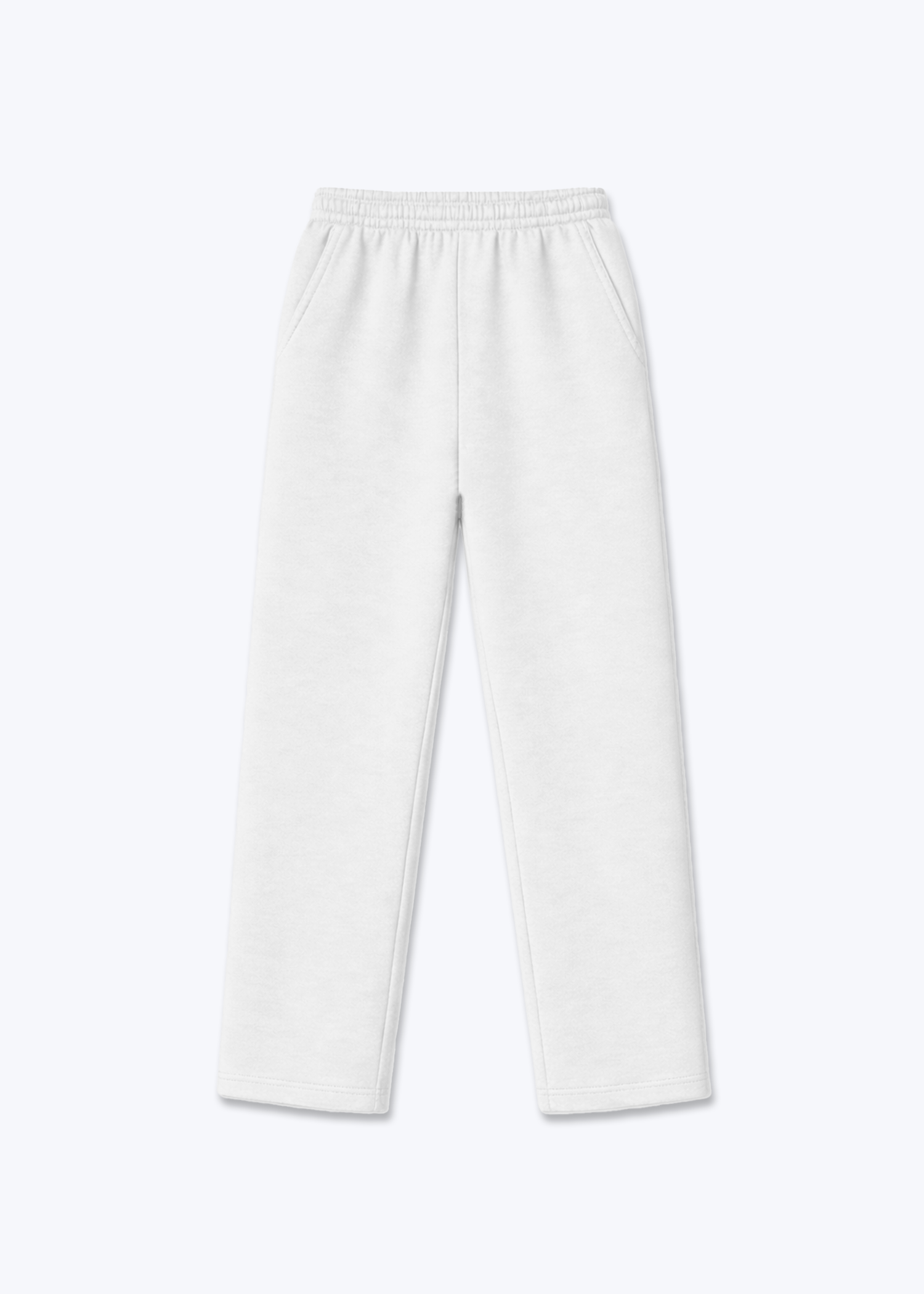 CLEAN BLANK - Trackpants - White Front Base
